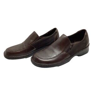 Cherokee Brand Men Size 10 Shoes Brown Leather upper Slip On Casual Loafers